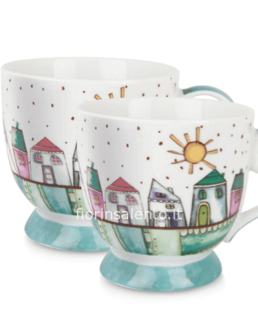 Set Tazze Tea For Two Celeste