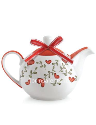Teiera Tea For Two Rossa L’Amore e L’Amicizia